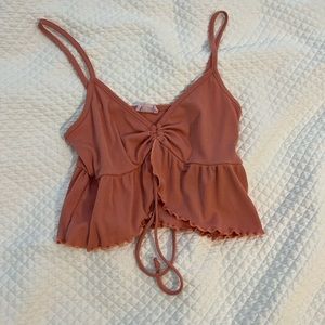 Le Lis Flowy Cropped Tank